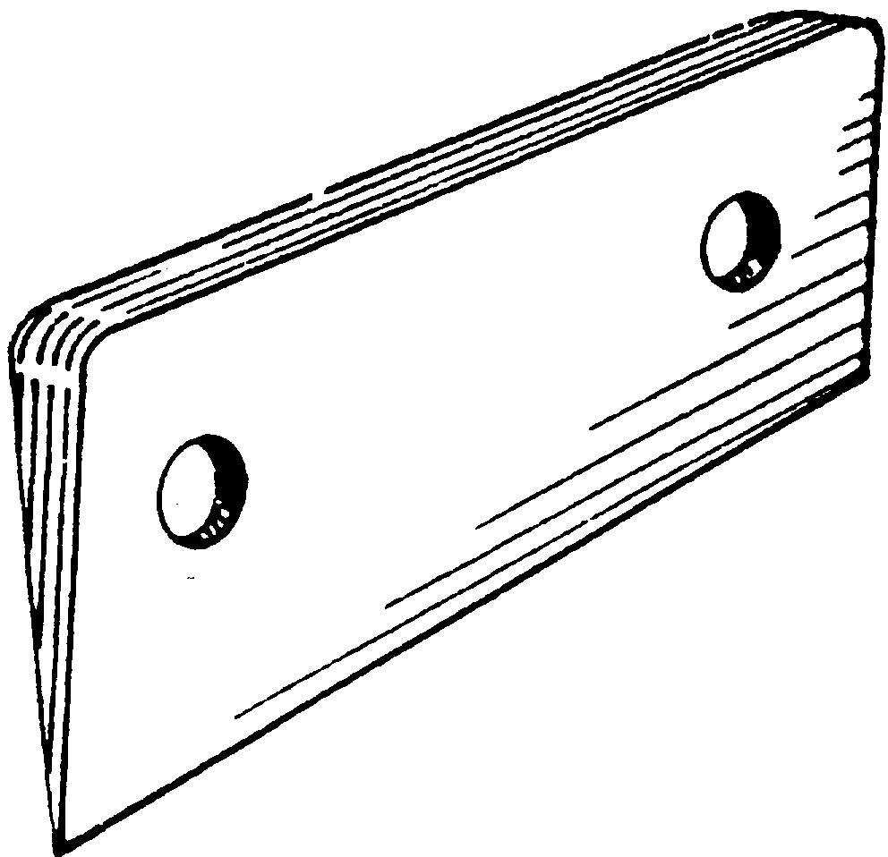 Deck Hinge Wedge - 5 Degrees