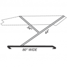 BTK - Standard 2 Bow Frame - Boat Top Frame Kit