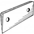 Deck Hinge Wedge - 5 Degrees