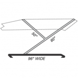 BTK - Extra Large Standard 2-Bow Boat Top Frame Kit