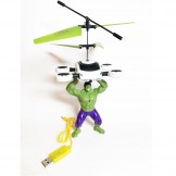 Action Figure RC Aircraft - No additional batteries needed! It is like a toy helicopter you control with hands or feet.