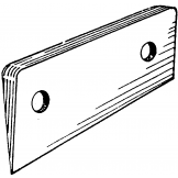 Deck Hinge Wedge - 5 Degrees