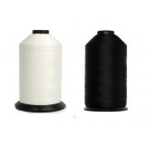 Bonded Nylon Thread - Size 46 - TEX-45 - Colors Black and White