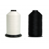 Bonded Nylon Thread - Size #69 - TEX-70 - Colors: Black and White