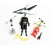 Flying RC Action Figure, Spaceman and Flying Ball Infrared Sense Induction Mini Aircraft Bundle 1